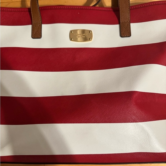 Michael Kors Jet Set Travel Stripe Medium Tote Bag - Picture 2 of 7